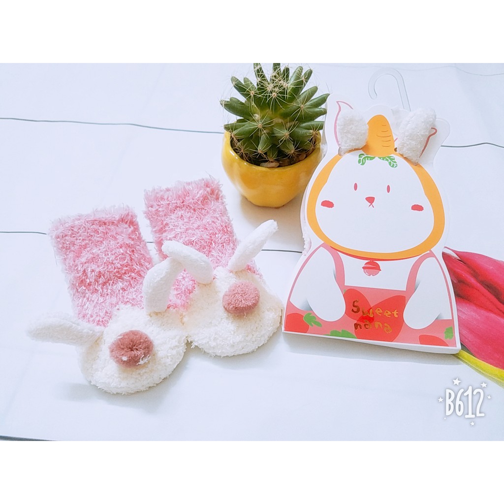 Tất giầy, tất hài chống trơn trượt hình thú cho bé Spoil Socks cho bé yêu từ 1-3 tuổi (chân 13 cm)