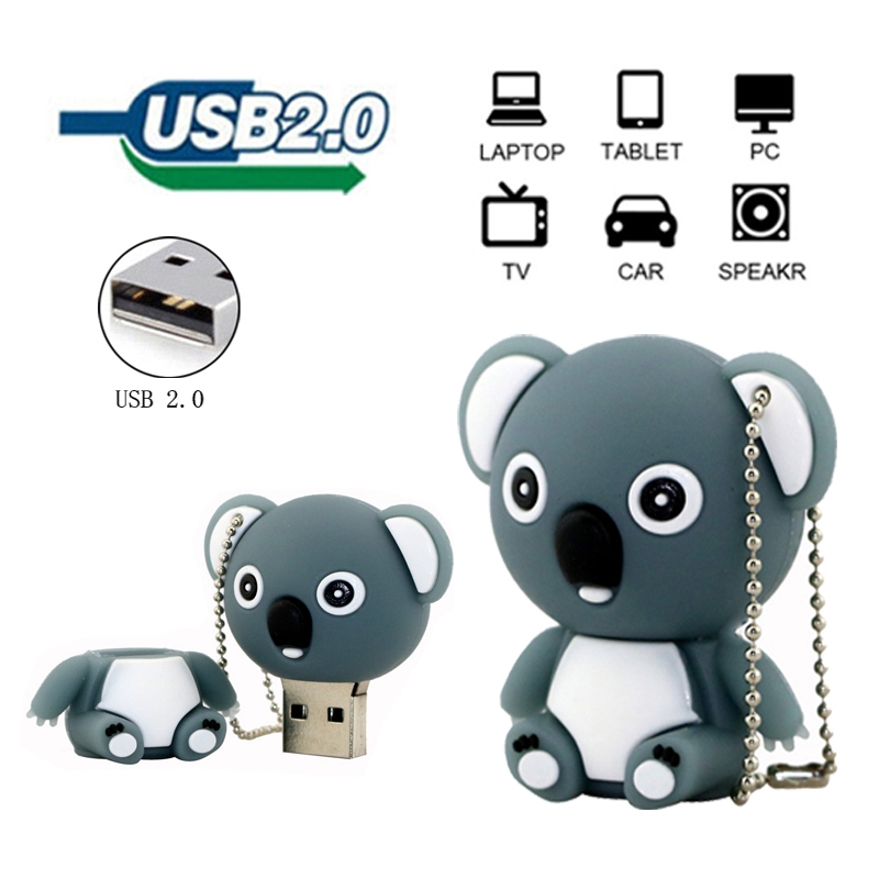 Usb 2.0 64gb 32gb 16gb 8gb Hình Gấu Trúc Dễ Thương