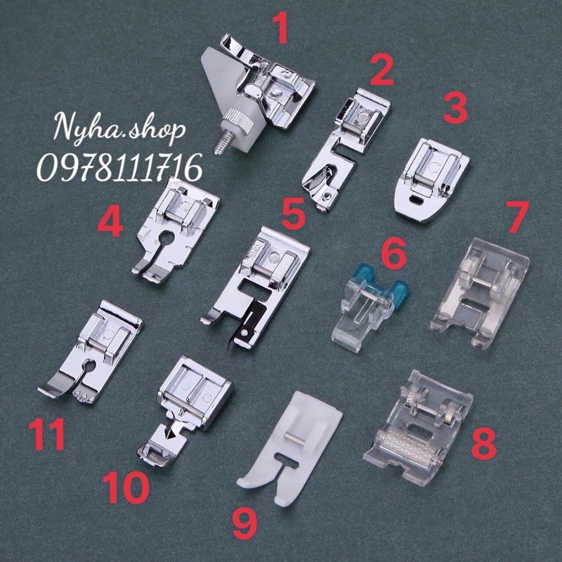 SET 11 CHÂN VỊT SIÊU XINH XỊN CHO MÁY GIA ĐÌNH