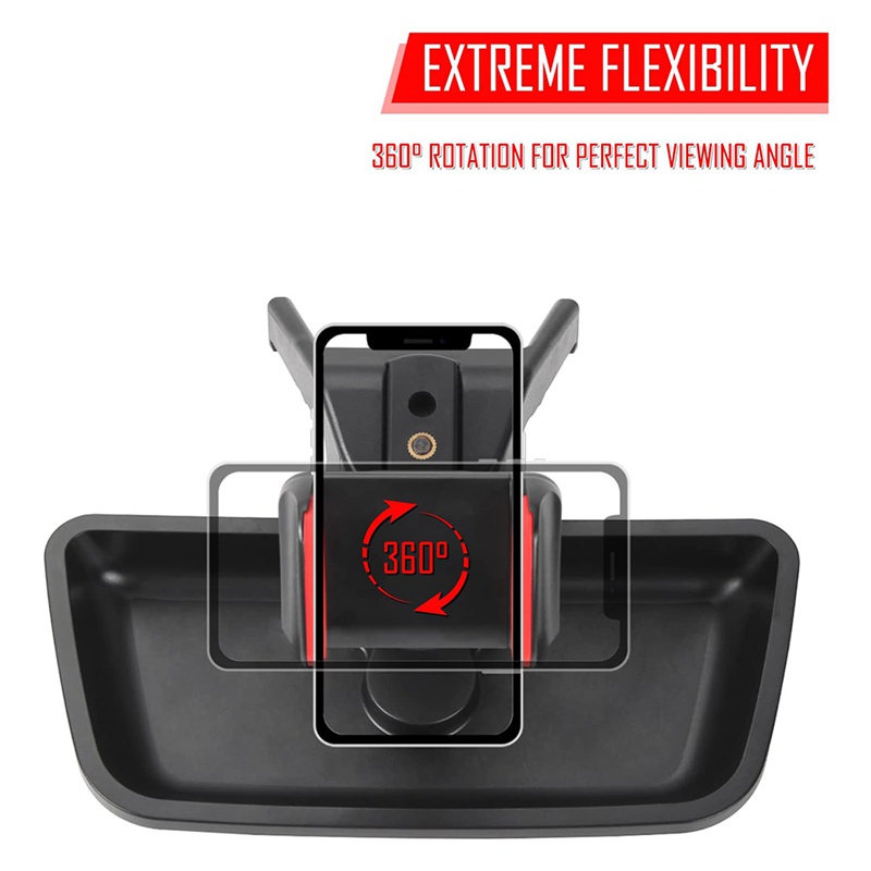 Giá Đỡ Điện Thoại Màu Đen Chuyên Dụng Cho Jeep Wrangler JK JKU 2011-2017
