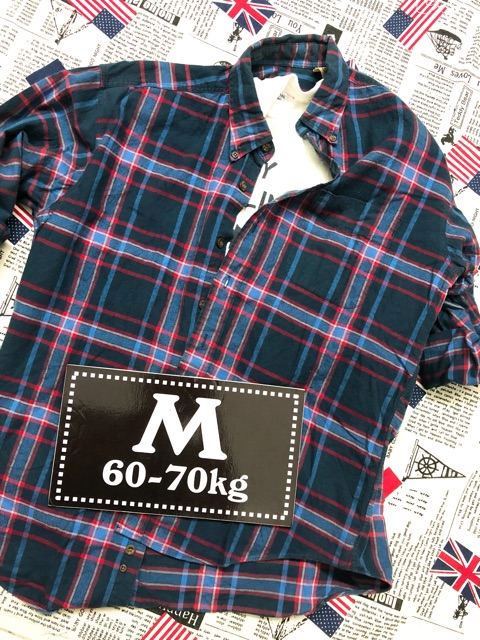 Sơmi caro - Flannel Form Mỹ