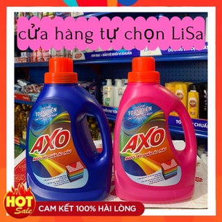 Nước tẩy quần áo màu Axo hương hoa đào / hương tươi mát chai 800ml