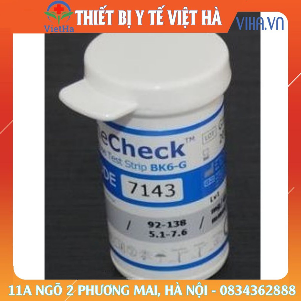 Que thử glucose - phụ kiện của máy đo đường huyết benecheck plus 50 que - ảnh sản phẩm 1