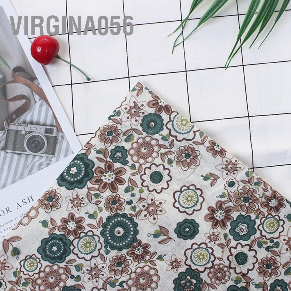 Bộ 7 tấm vải bông 50*50cm hình vuông cắt sẵn dùng làm ga giường