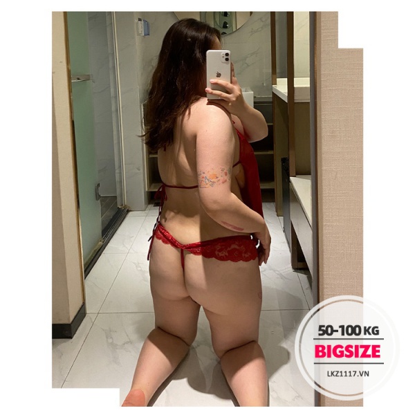 Đồ ngủ sexy gợi cảm ⚡️𝐁𝐈𝐆𝐒𝐈𝐙𝐄⚡️ Bộ đồ lót xuyên thấu hở đáy quyến rũ quảng châu cao cấp | BigBuy360 - bigbuy360.vn
