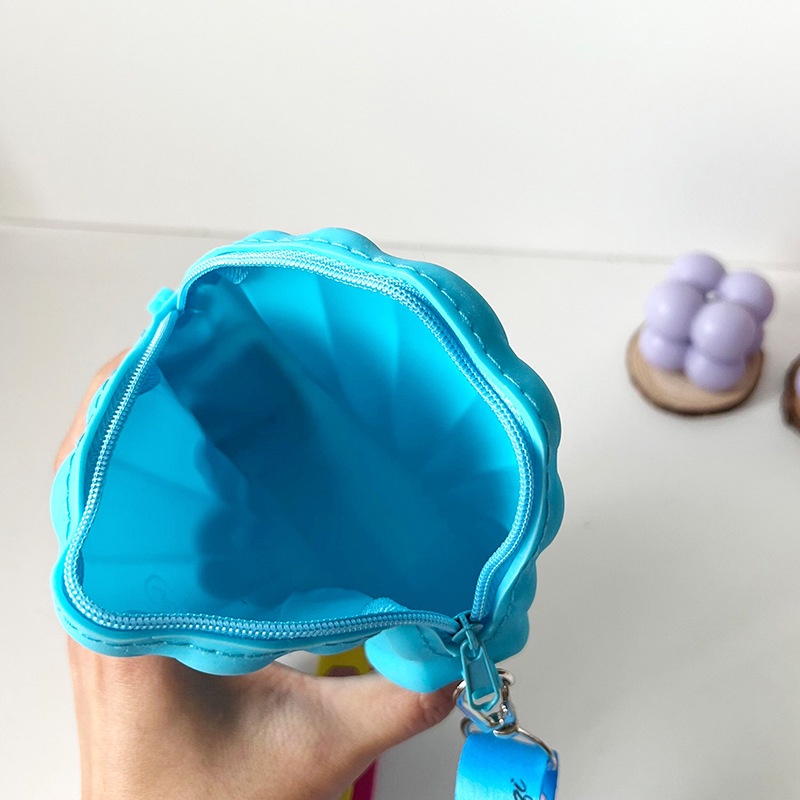 Túi Đeo Chéo Vai Bằng Silicon Họa Tiết Hoạt Hình Dễ Thương Thời Trang Cho Bé Gái