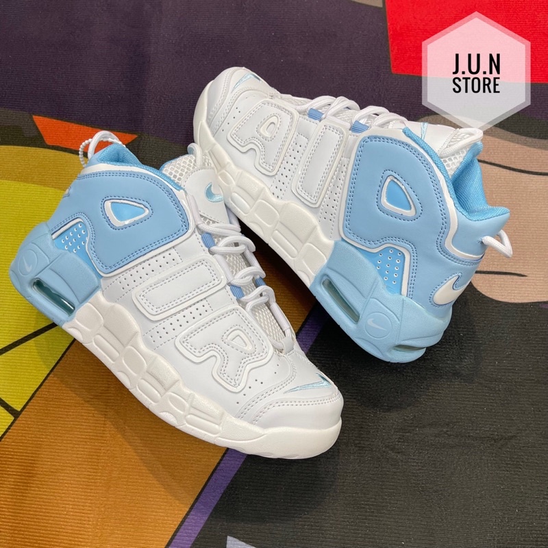 GIÀY AIR UPTEMPO WHITE B.LUE TRẮNG XANH SC