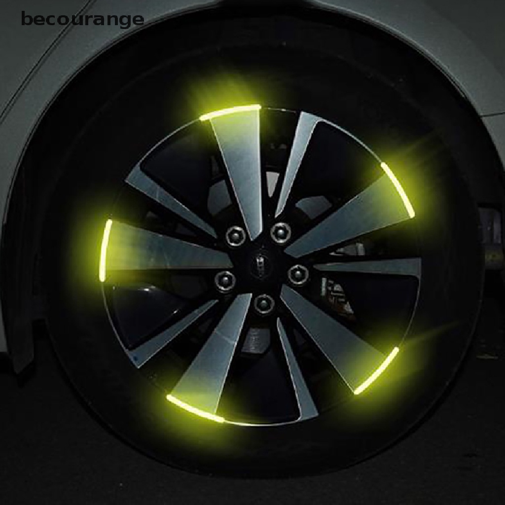 20 Nhãn dán phản quang cảnh báo an toàn trang trí cho bánh xe hơi