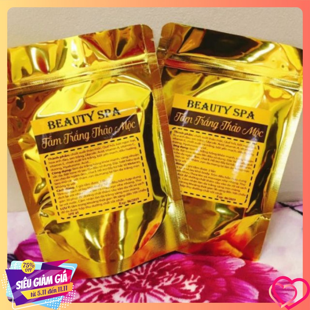 Tắm Trắng Thảo Mộc Tự Nhiên Spa Beauty Bật Tone Da