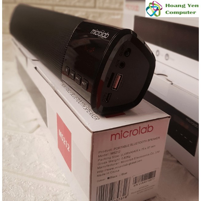 Loa Thanh Bluetooth Mini Microlab MS212 - BH 12 Tháng Chính Hãng. - chuyensiphukien1