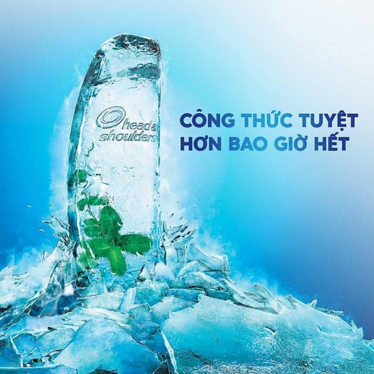 Dầu gội mát lạnh sạch gàu Thái Lan Head and Shoulders Sub Zero Sensation -5C 450ml