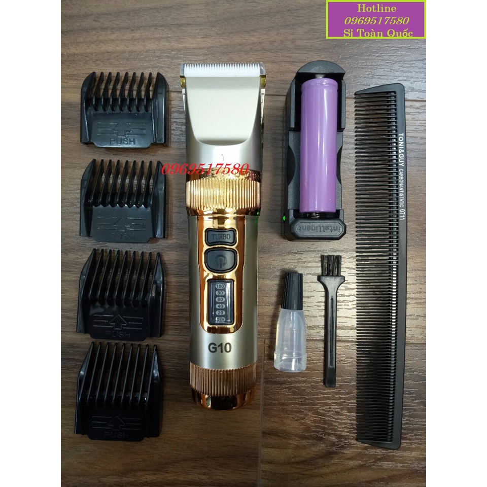 Tông đơ cắt tóc G10 Lưỡi Sứ Cao Cấp