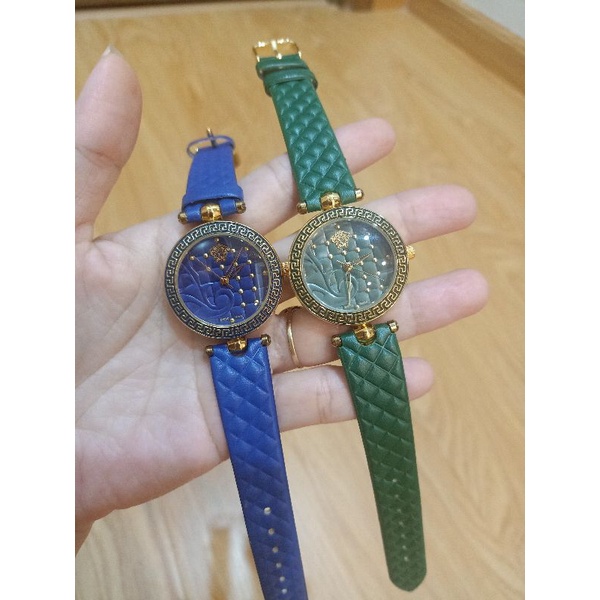 Đồng hồ nữ dây da Versace