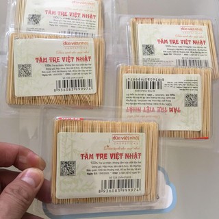 Set 5 Hộp Tăm tre Việt Nhật cao cấp 100% tự nhiên, không tẩm chất độc hại, an toàn sức khỏe