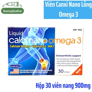 Liquid Calci nano omega 3 phòng ngừa loãng sương, phát triền chiều cao