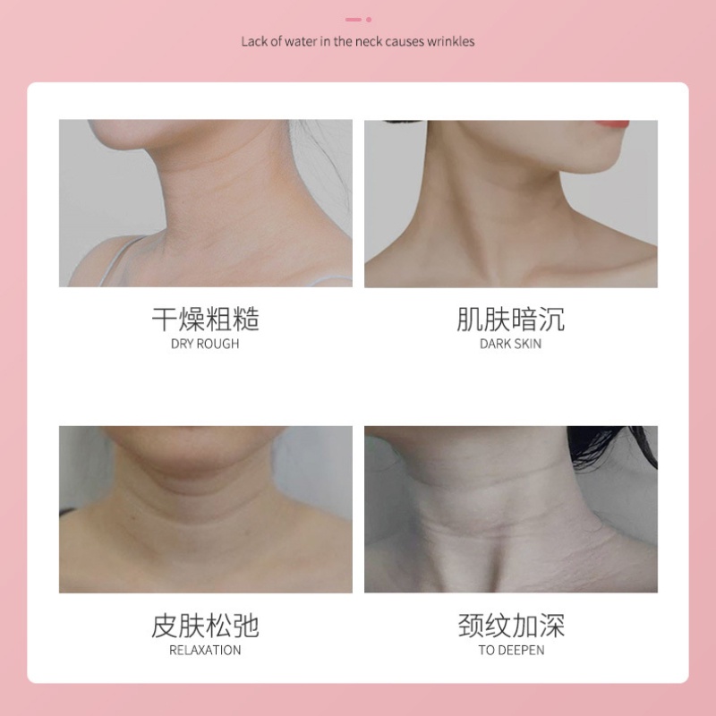 Mặt Nạ Cổ Từ Sữa Dê Hunmui Dưỡng Ẩm Làm Săn Chắc Da Cổ 15ml
