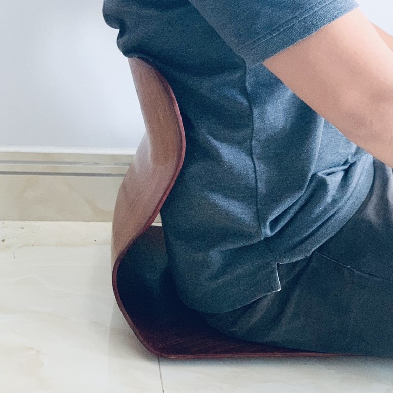 Ghế Bệt bảo vệ cột sống V5, Ghế tựa lưng ngồi bệt, Gỗ Beech Uốn Cong, Màu Walnut Nâu Đỏ - Plyconcept Toma Chair V5 | BigBuy360 - bigbuy360.vn