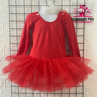 Váy múa bale dài tay (sẵn hàng, ảnh thật)