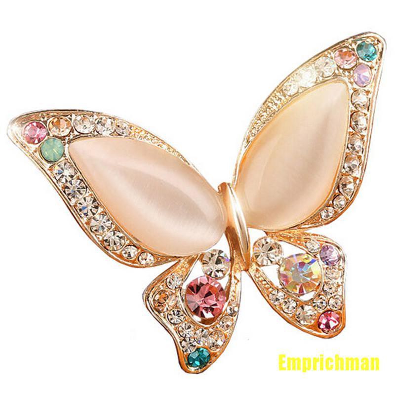 Trâm Cài Áo Hình Bướm Đính Đá 1 Cái