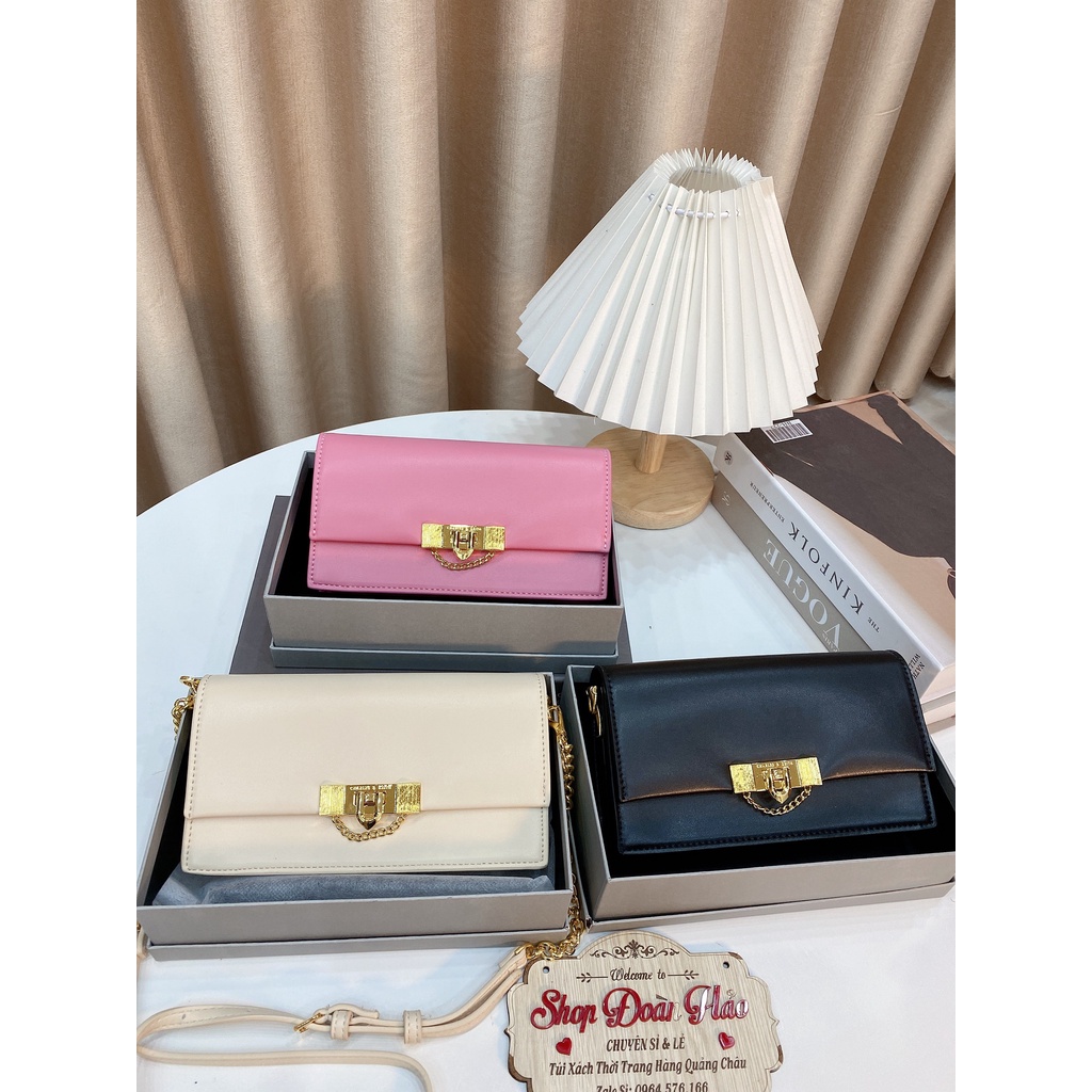 Túi Xách Nữ Đeo Chéo Đeo Vai Thiết Kế Dễ Thương Cho Nữ  Khóa Kim Loại Nhiều Màu Sắc Thời Trang Sành Điệu Msp134