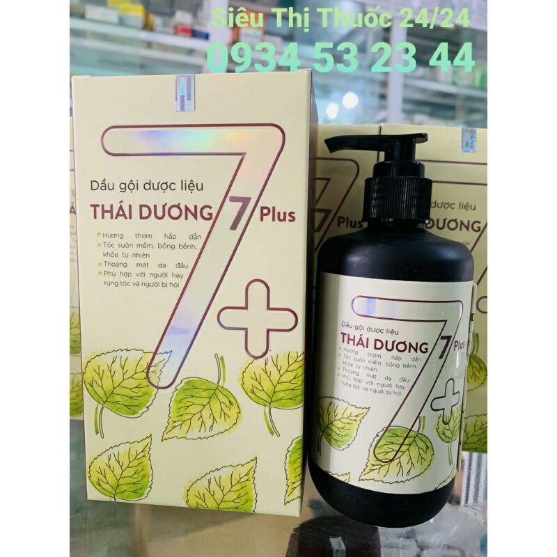 DẦU GỘI DƯỢC LIỆU THÁI DƯƠNG 7 PLUSS CHAI 250ML