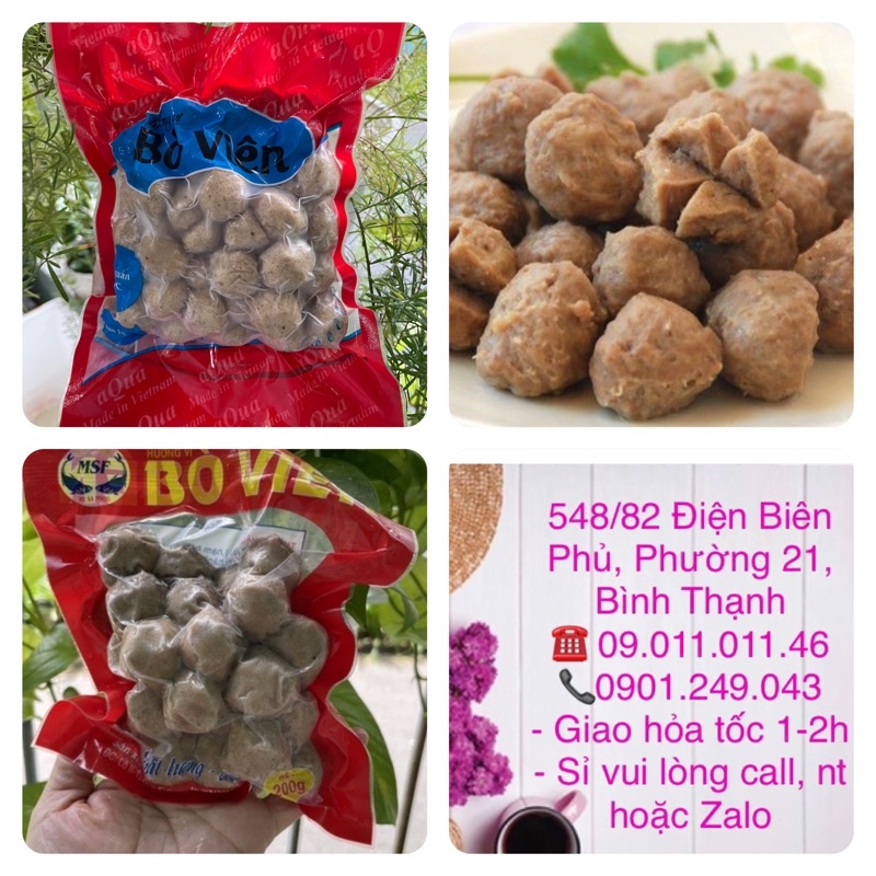 Bò viên 500gr/80viên siêu ngon siêu rẻ