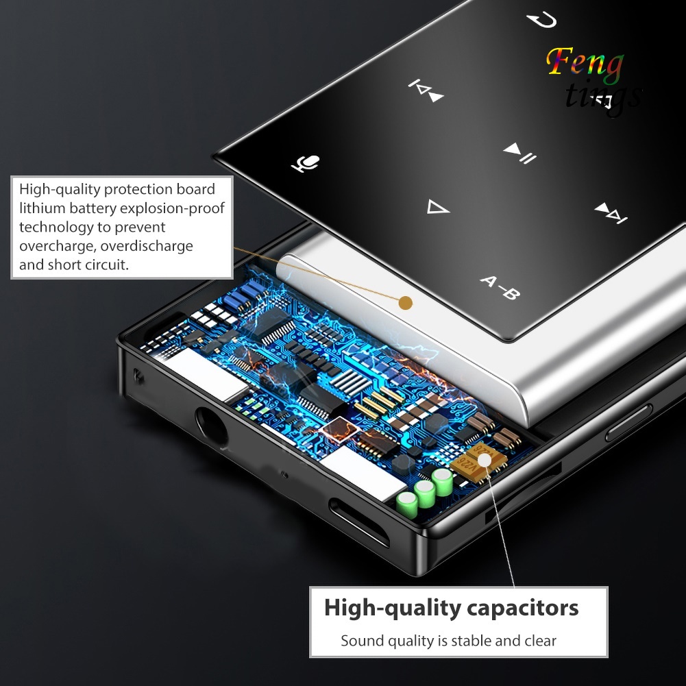 Máy Nghe Nhạc Mp3 Mp4 Fm D29 8g Kết Nối Bluetooth