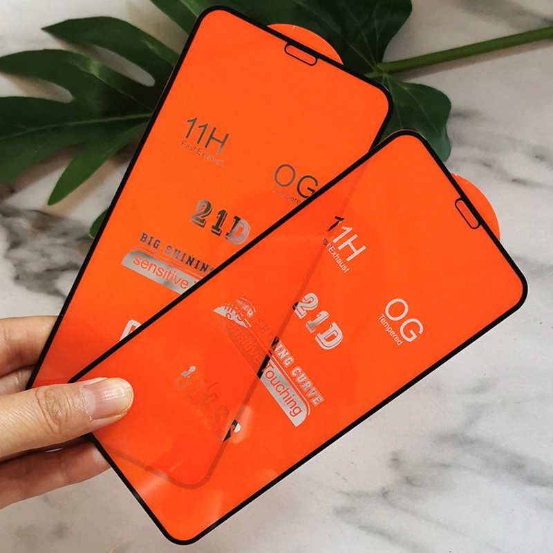 Màng dán bảo vệ màn hình 21D chống rơi thích hợp cho IPhone 7 8 X Xs Xr Max 11 12 13 Pro Max KSJ7