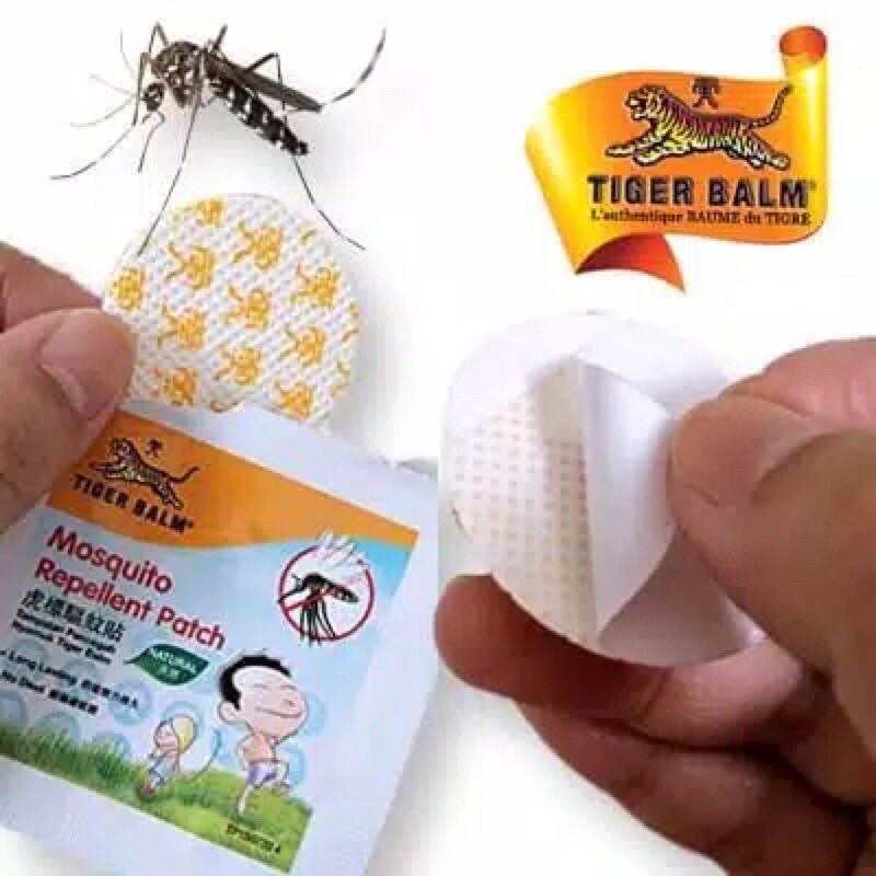 Miếng dán chống muỗi Tiger Balm Mosquito Repellent patch 1 hộp 10 miếng