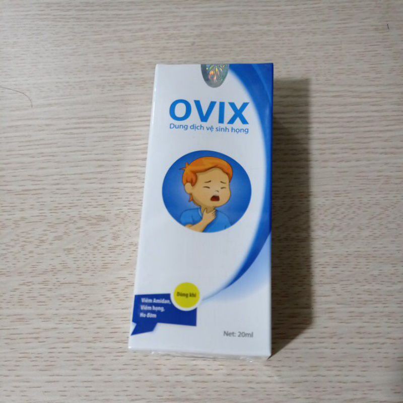 Xịt mũi họng ovix baby 20ml