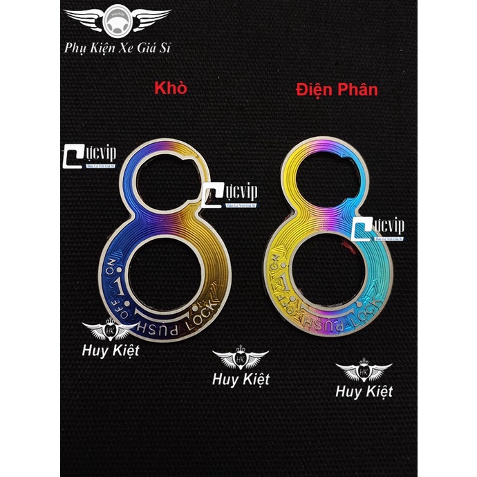 Miếng Dán Ổ Khóa Titan Cho Xe Raider, Satria MS4364