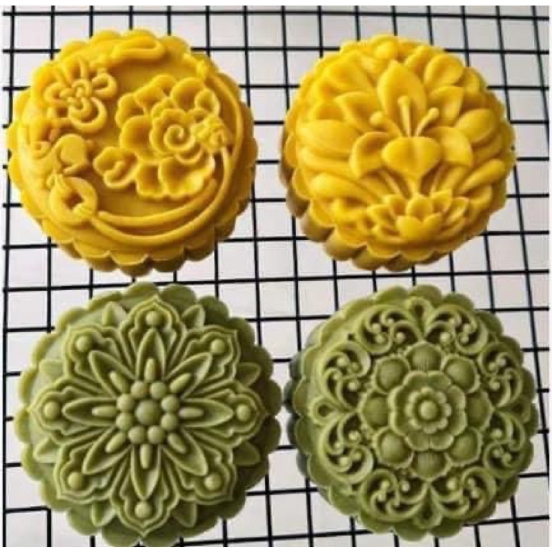 khuôn trung thu M3 hoa loa kèn 150g/200g