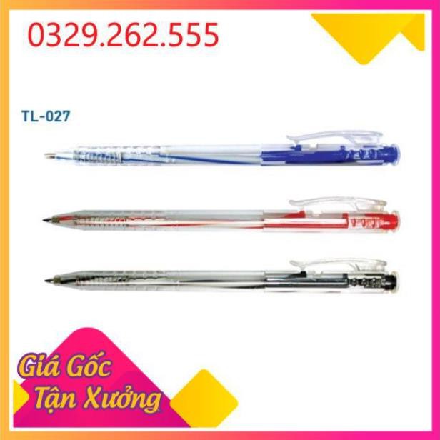 (Sale Khủng) Hộp 20 bút bi thiên long 027 hàng loại 2 đủ màu