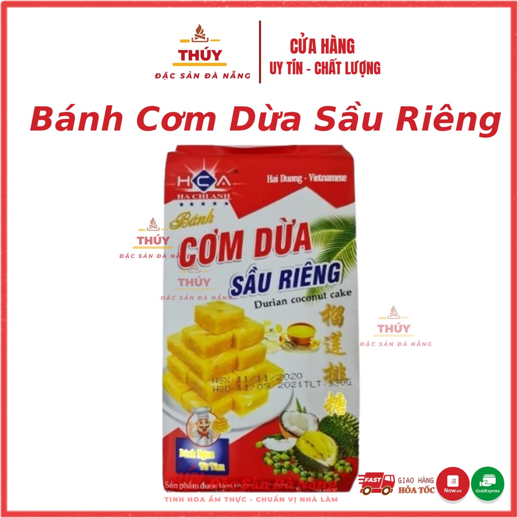 Bánh cơm dừa sầu riêng bịch 350g ăn là nghiện siêu siêu ngon