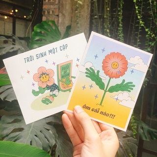 [The o room] Postcard hình phiếu bé ngoan
