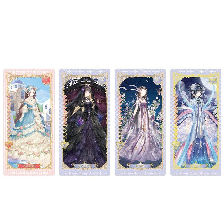 Set 6 Cai ảnh Thẻ Nhan Vật Miracle Nikki Card ảnh In Hinh Anime Chibi Ngoi Sao Thời Trang Chinh Hang 30 000đ