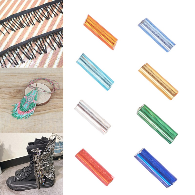 Hạt Xỏ Lỗ Hình Trụ Nhiều Màu Sắc Dùng Trang Trí Thủ Công DIY