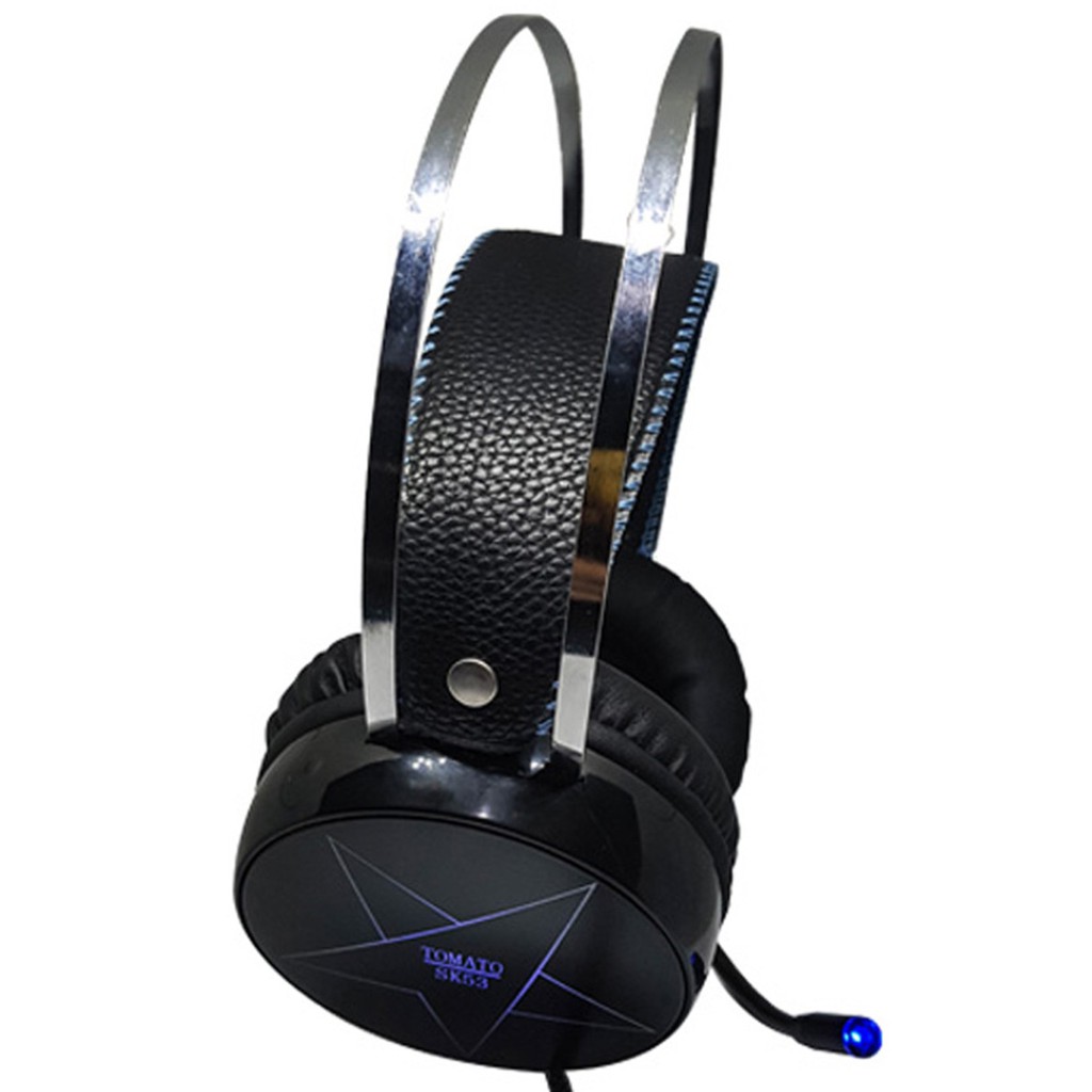 Tai Nghe Chụp Tai Gamming Tomato SK53 7.1 - Đèn led siêu sáng - Âm thanh cực căng - Bảo hành 12 tháng