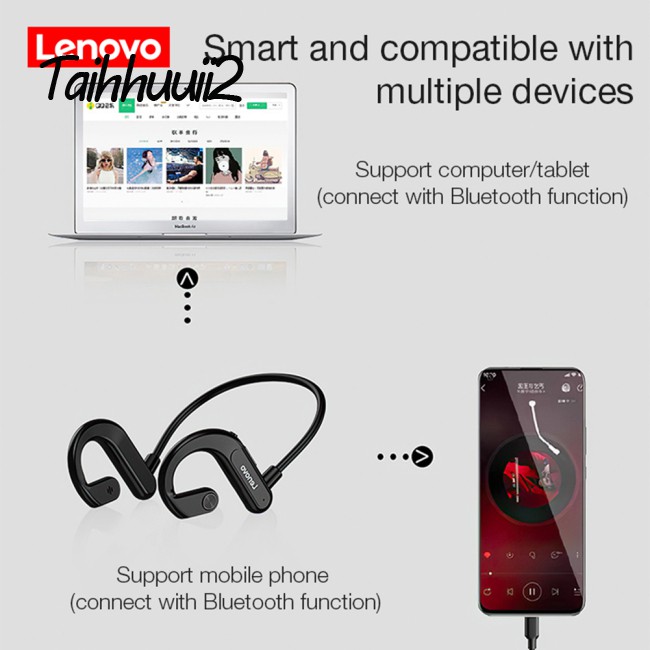 Huuii Lenovo X3 Bluetooth Earphone Sport Running Waterproof Wireless Bluetooth Headphone 9d Stere Earphones