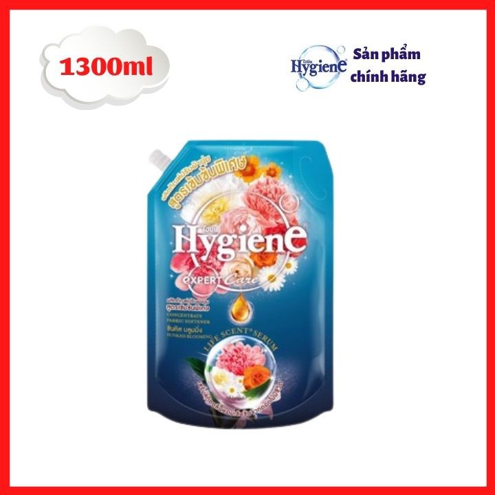 Nước xả vải đậm đặc Hygiene 1300ml/túi - Nước xả vải được ưa chuộng tại Thái Lan - Tomchuakids