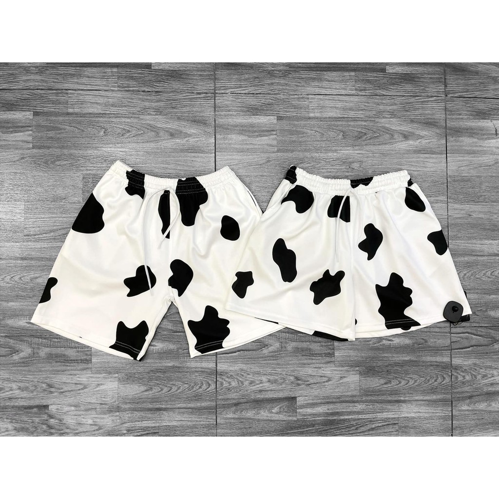 Quần short bò sữa Ulzzang Unisex - GIN STORE