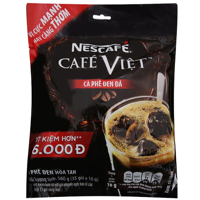 Cà phê đen đá NesCafé Café Việt 560g