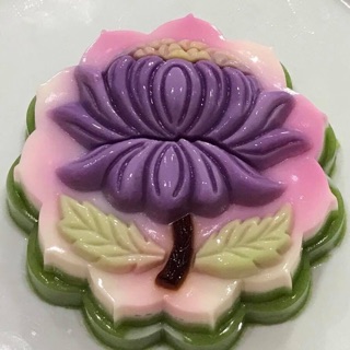 [Ảnh thật] Khuôn nhựa rau cau trung thu hình hoa sen 10cm