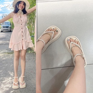 Sandal CNK savanah đế cao mẫu mới 2022, fullbox có ảnh thật