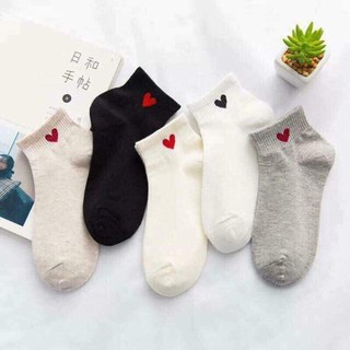 Tất Trái Tim Cổ Ngắn Chất Đẹp