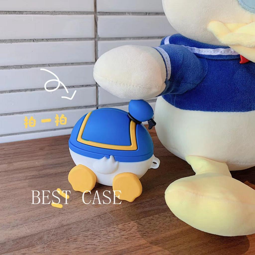 Vỏ silicon mềm bảo vệ cho hộp sạc tai nghe Airpods 1/2 Pro họa tiết hoạt hình độc đáo