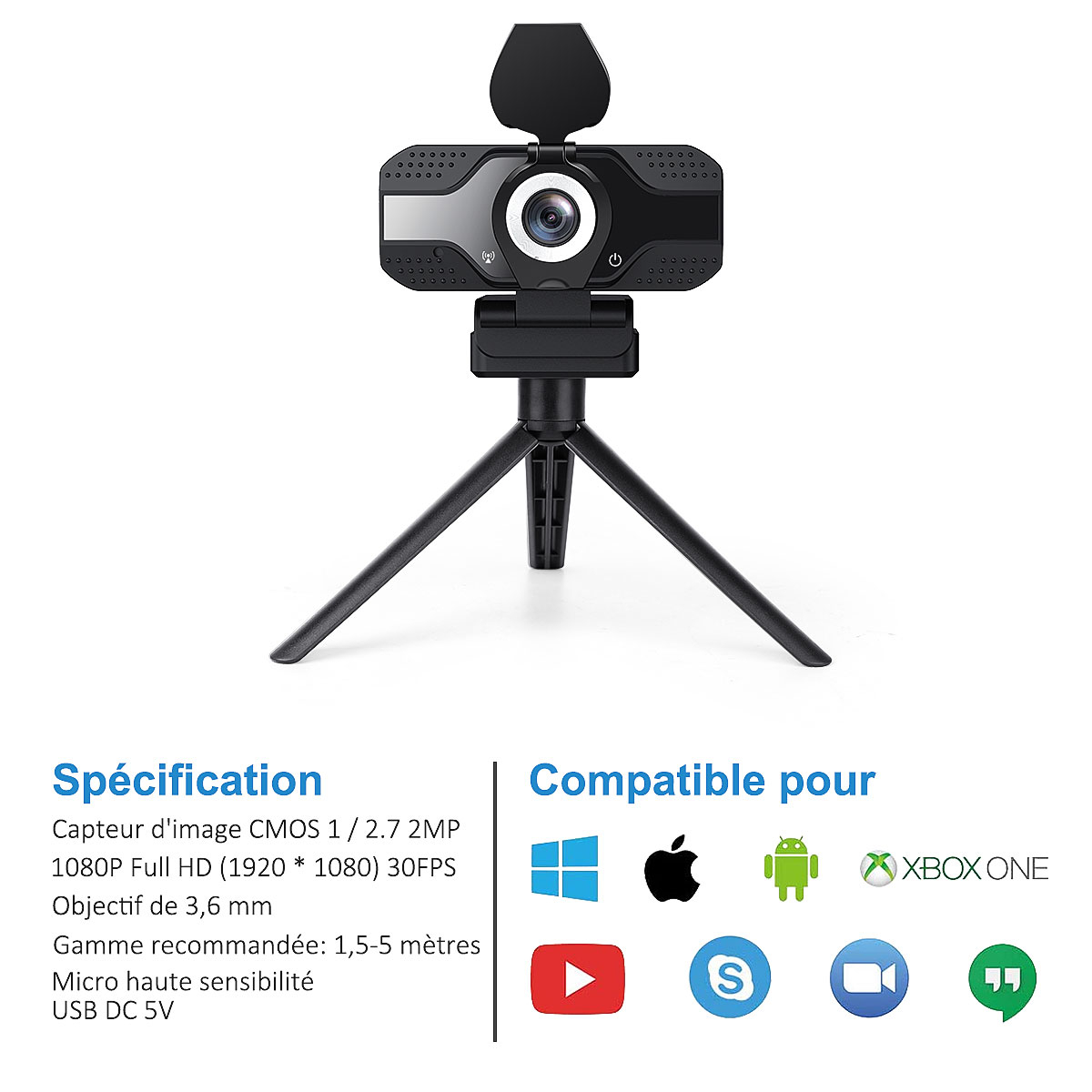 Webcam Usb Full Hd 1080p Kèm Micro Hỗ Trợ Giảng Dạy | BigBuy360 - bigbuy360.vn