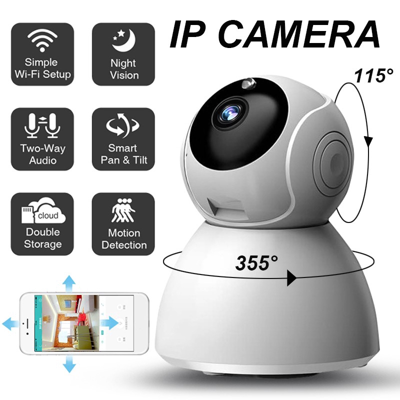 [GB.TECH] HD 720P IP CAM / CCTV Wireless WIFI Camera / Infrared Night Vision Camera / APP Control