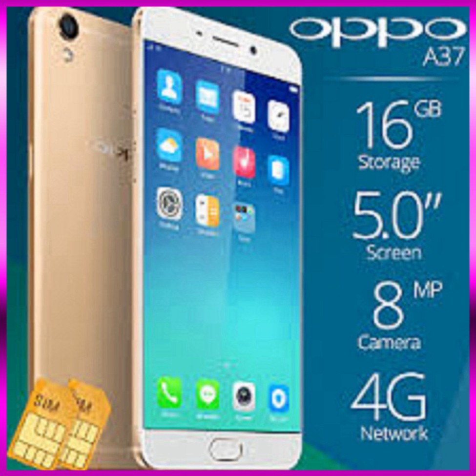 GIÁ SẬP SÀN điện thoại Oppo A37 - Oppo A37F CHÍNH HÃNG 2sim ram 2G/16G mới GIÁ SẬP SÀN