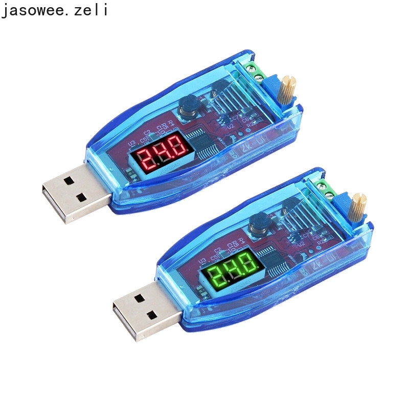 Mô Đun Tăng Hạ Áp Nguồn Điện DC-DC 5V Thành 3.3V 9V 12V 24V Dạng USB Điều Chỉnh Được Chuyển Đổi Đầu DC 1.0V-24V